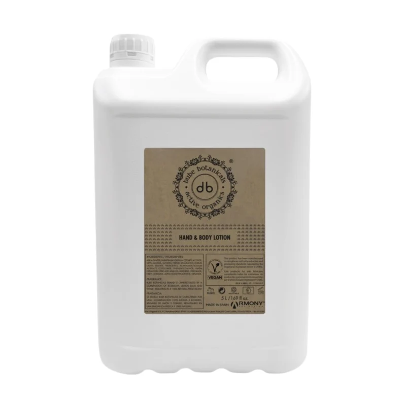 Garrafa de Loción de Manos y Cuerpo Bube x 5 litros
