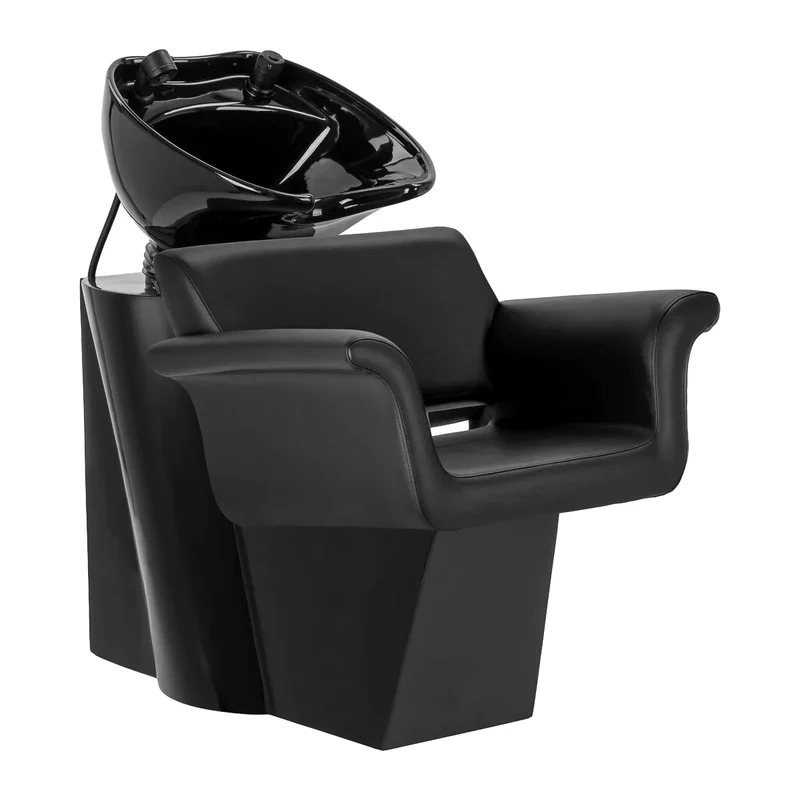 Lavatesta Professionale Design Moderno Comfort Ergonomico | LUCCA (Nero)