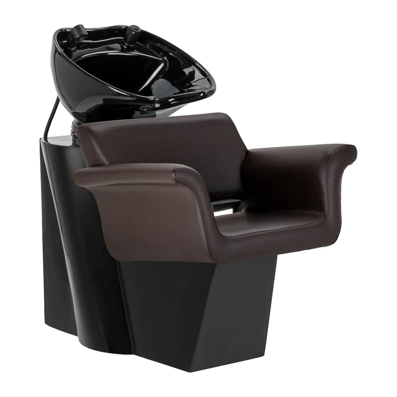 Lavatesta Professionale Design Moderno Comfort Ergonomico | LUCCA (Marrone)