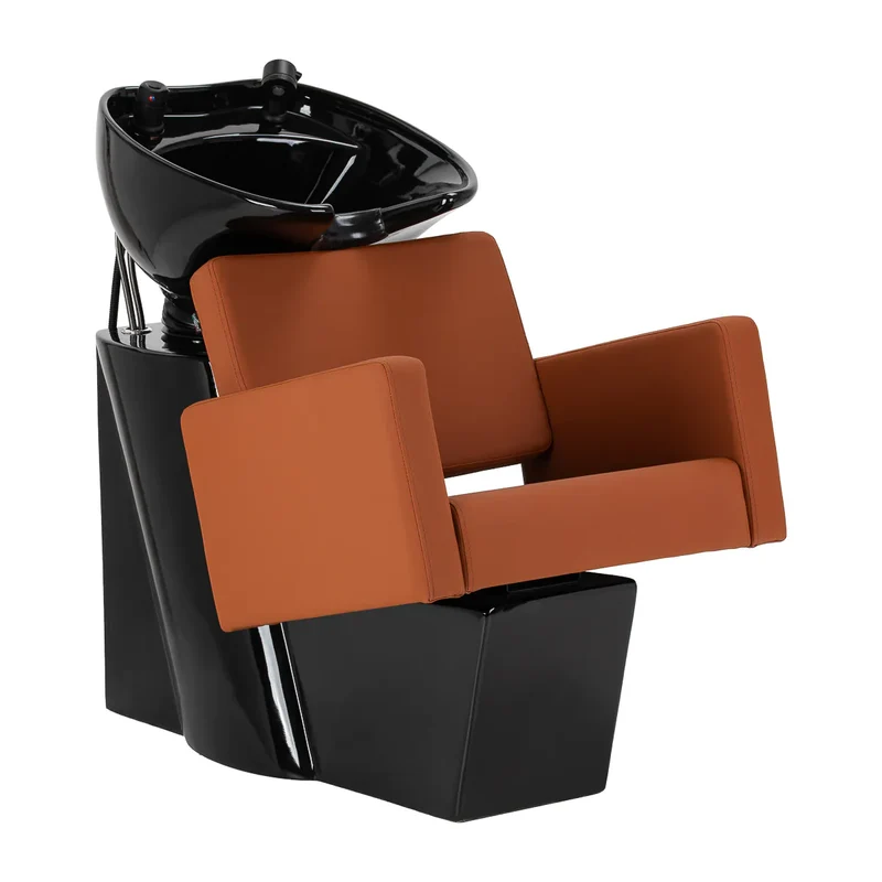 Lavatesta Professionale Ergonomico per Parrucchiere | VITORIA (Marrone)