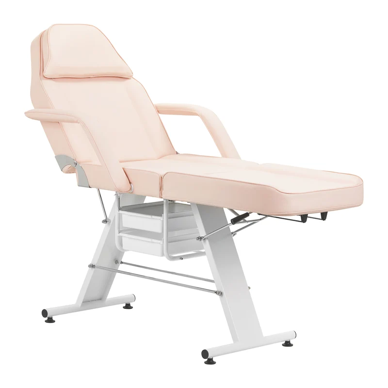 Lettino Estetica Professionale con Cassetti Estraibili Elevato Comfort | (Rosa)