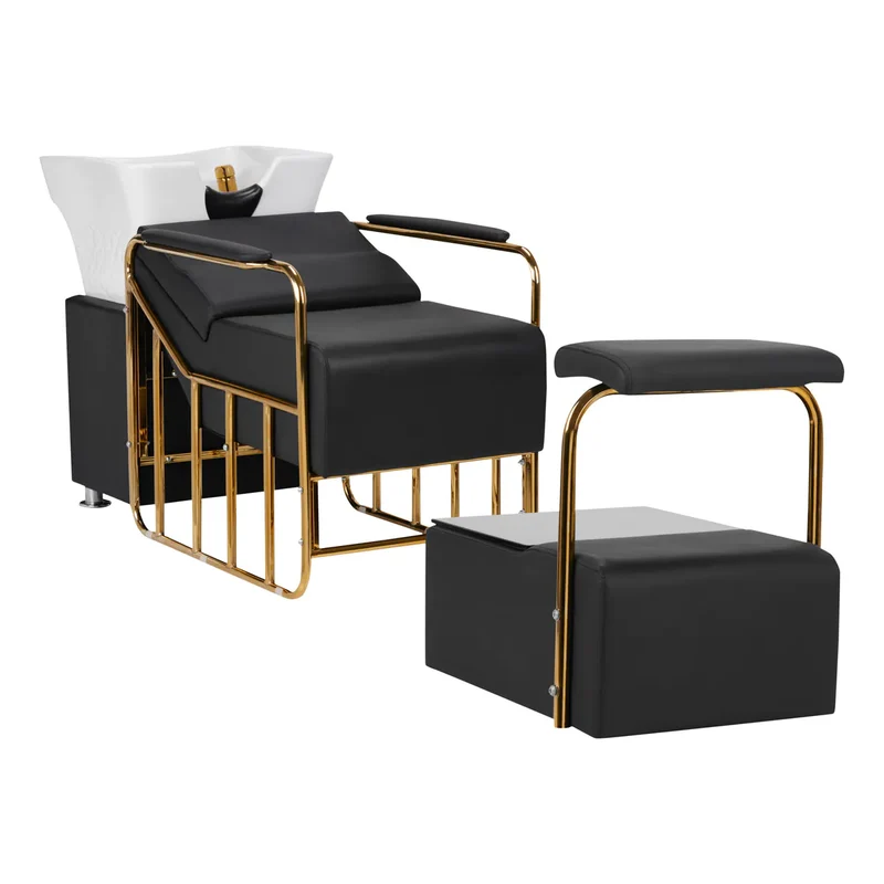Lavatesta Professionale Comfort Ergonomico e Design Moderno | MAYKA (Nero)