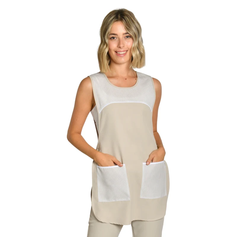Estola Servicio Microfibra Rayas Beige