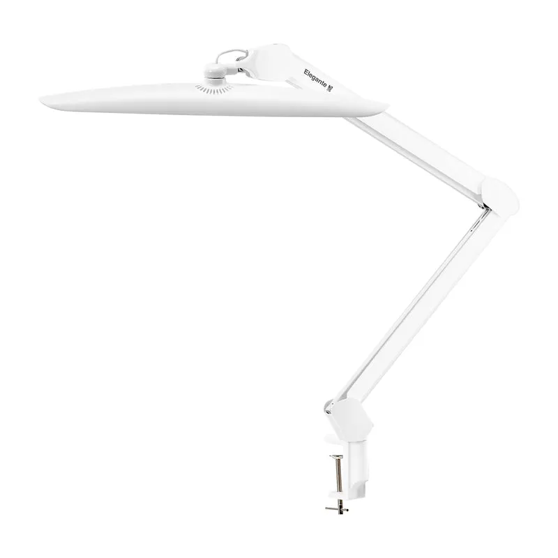 Lampada LED Professionale da Lavoro con Morsetto | ELEGANTE (Bianco)