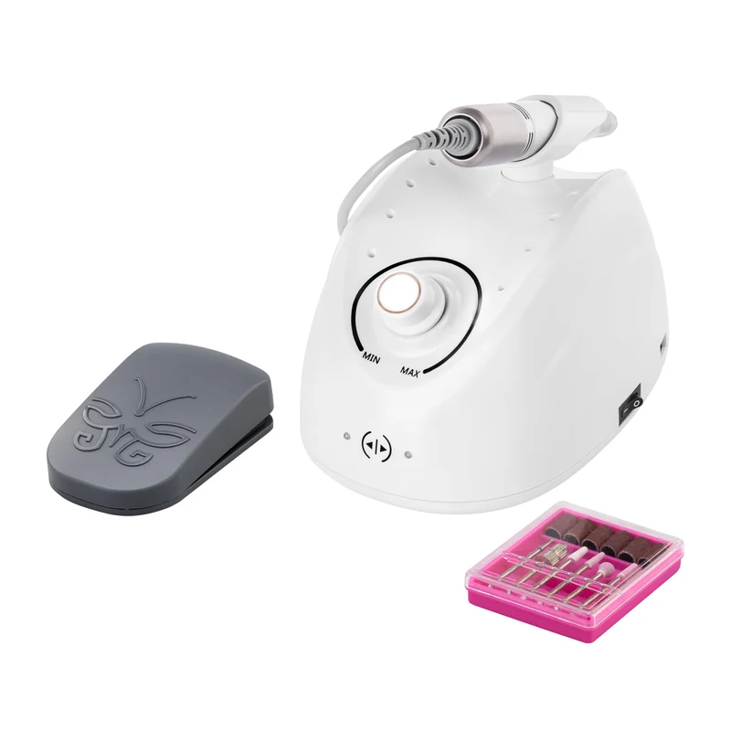 Fresa Professionale Unghie Manicure e Pedicure | EXO POWER MAX H200 (Bianco)