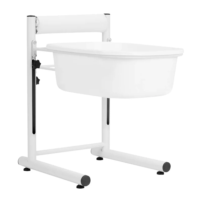 Vaschetta ad Altezza Regolabile per Pedicure Professionale | Bianco