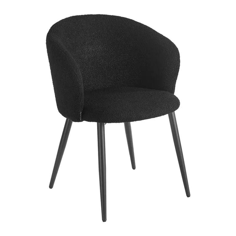 Poltrona Imbottita per Salone e Sala Attesa | ASOLA (Black)