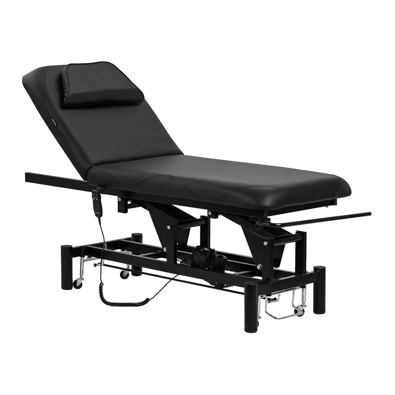 Lettino per Tattoo o Estetica Elettrico Professionale | AZZURRO 684A (Nero)