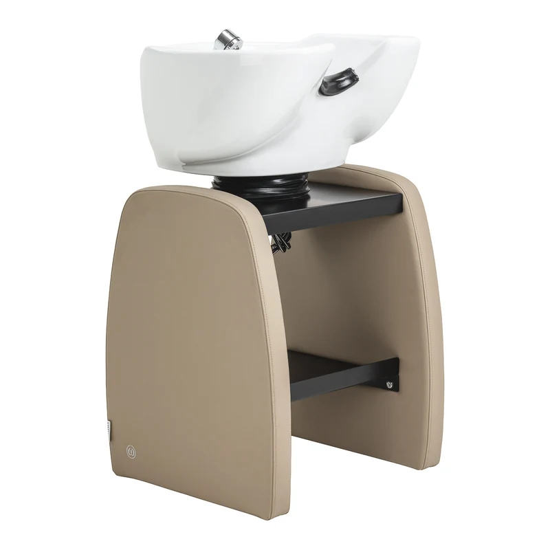 Lavatesta Parrucchiere Freestanding Ceramica | AQUALINA (Beige)