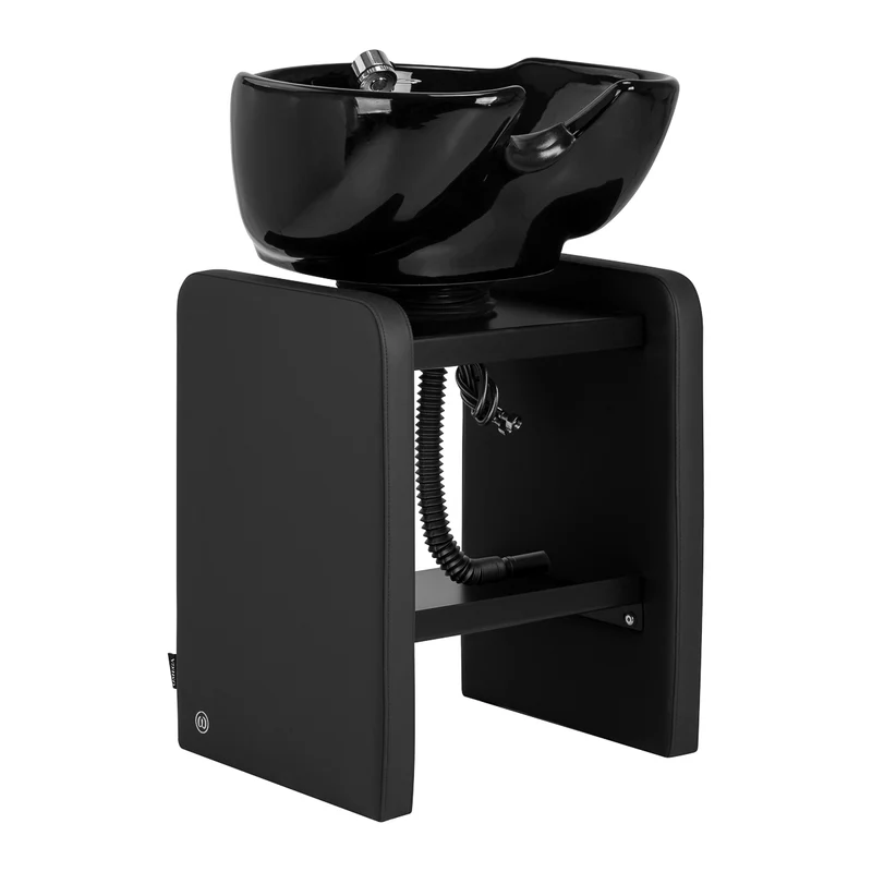 Lavatesta da Parrucchiere Freestanding Design Moderno | NAUTICA (NERO)