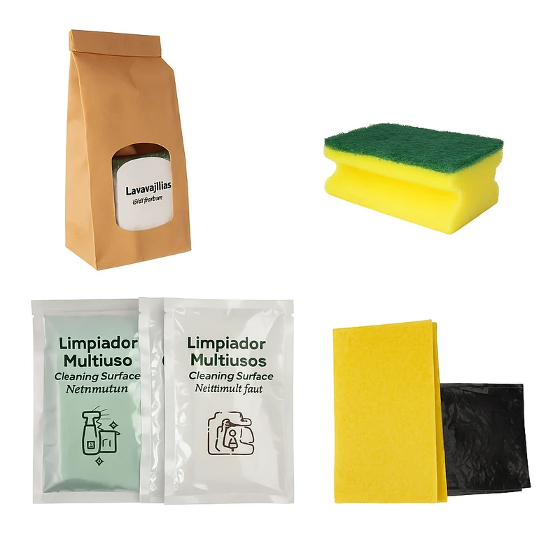 Kit de Limpieza Sobres 15 ml Bolsa Kraft