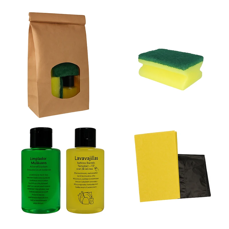Kit de Limpieza Botella 60 ml Bolsa Kraft
