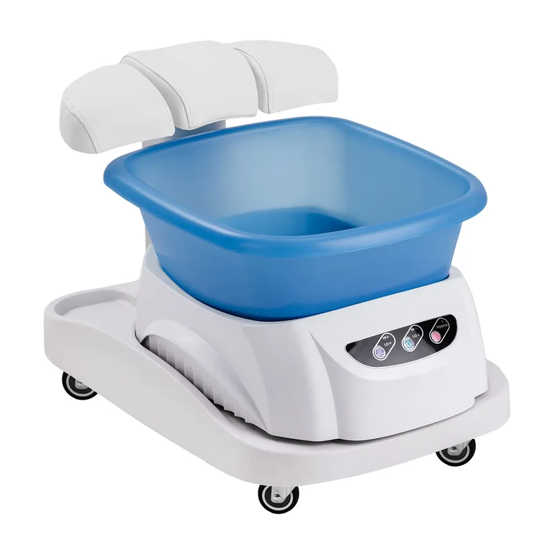 Set Professionale per Pedicure Massaggiatore Plantare | (Azzurro Bianco)