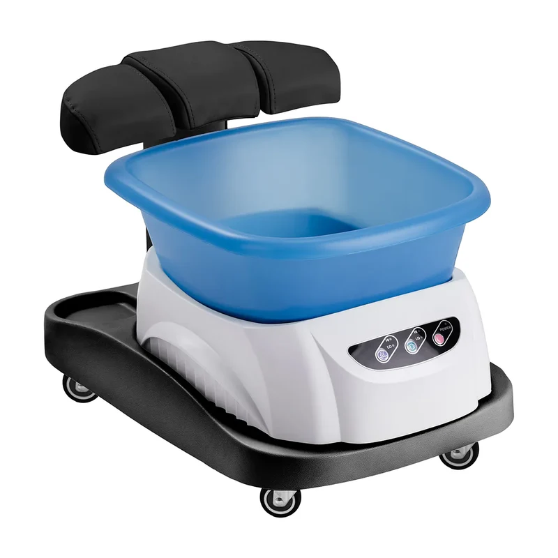 Set Professionale per Pedicure Massaggiatore Plantare | (Azzurro Bianco Nero)