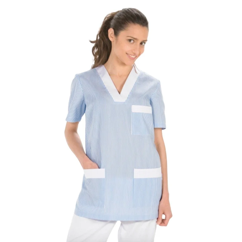 Chaqueta Pijama Clásico Celeste