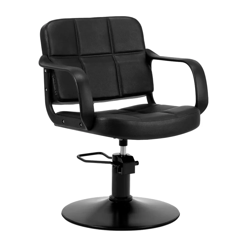 Poltrona professionale da parrucchiere ergonomica | HAIR SYSTEM KOMODO (Nero)