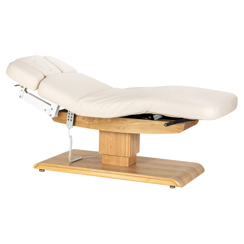 Lettino SPA Elettrico Professionale per Massaggi e Centri Benessere | SPA LOUNGER SILLON (Crema)