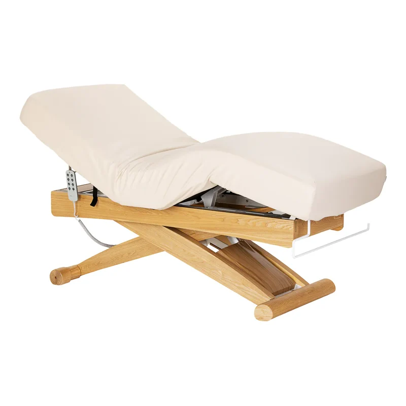 Lettino SPA Elettrico Professionale per Massaggi ed Estetica | SILLON SIESTA (Crema)