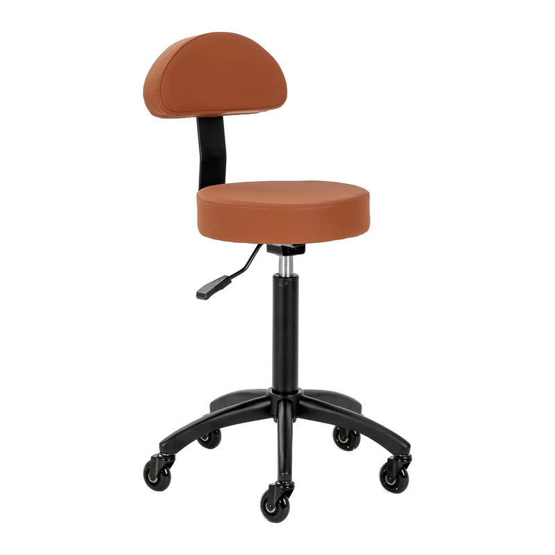 Sgabello multifunzione con schienale | Gabbiano D026 (marrone)