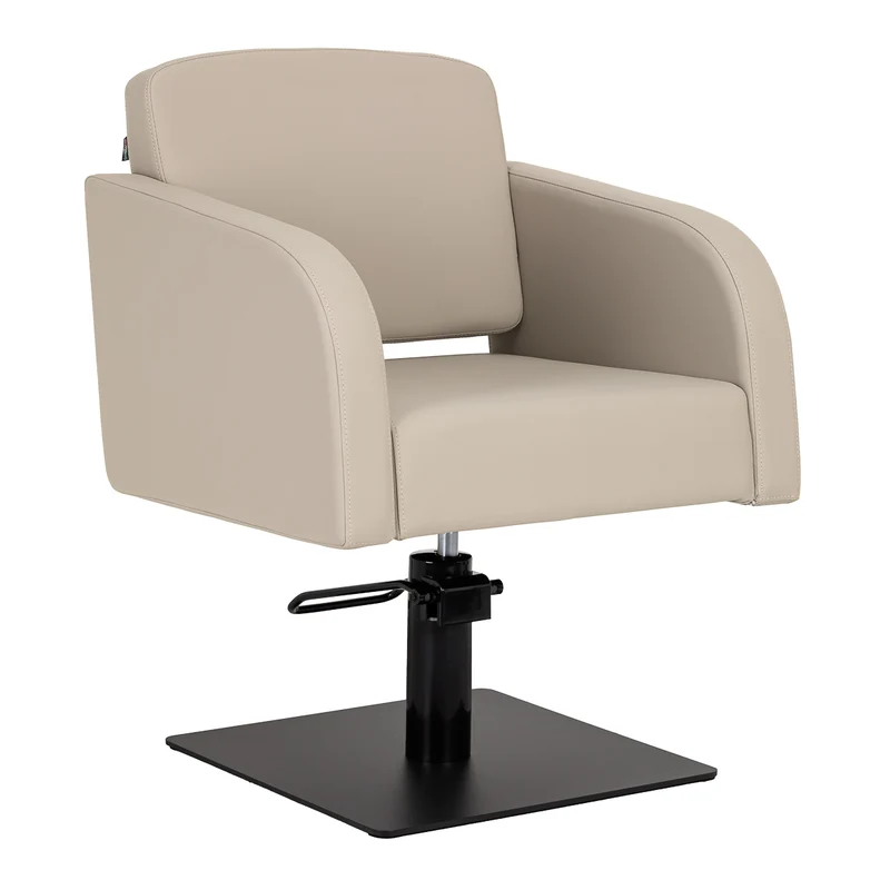 Poltrona per parrucchiere | ELDA (nero/beige)