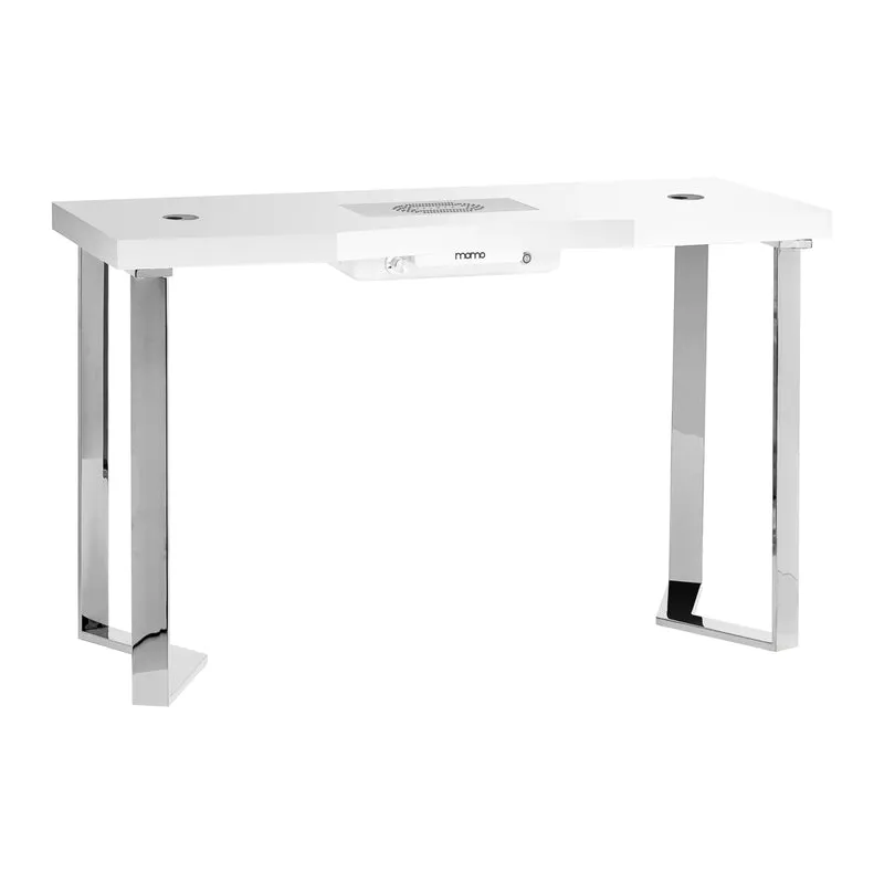 Tavolo per Manicure Momo 05-SL con Aspiratore Momo J02 (bianco/argento)