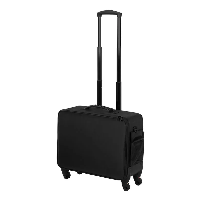 Beauty Case per Parrucchieri con Trolley | Mod. MILO (nero)