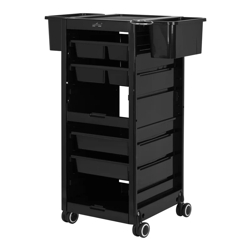 Carrello per parrucchiere GABBIANO 68A nero