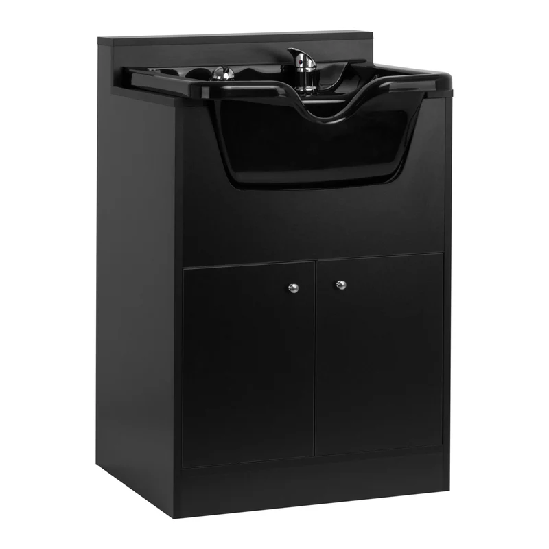 Mobile Lavatesta per Parrucchieri | GABBIANO BB06 (nero)