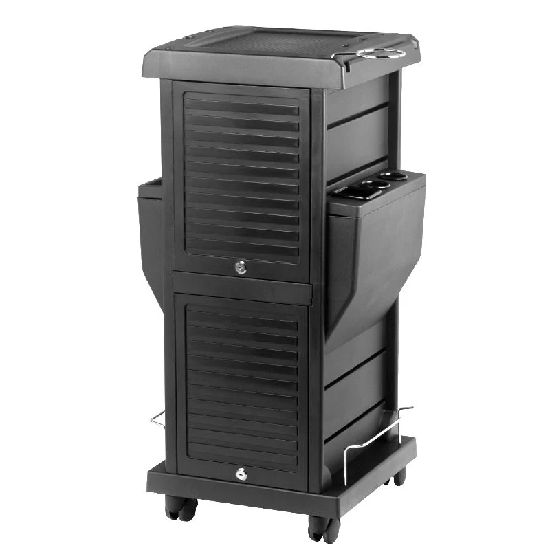Carrello per parrucchiere Gabbiano 100C nero