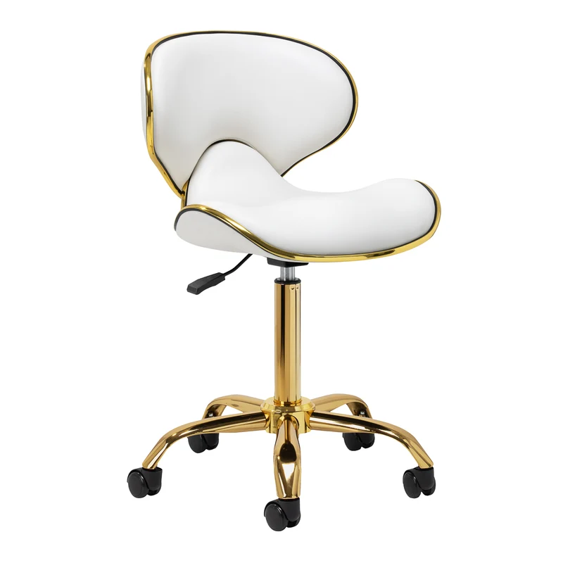 Sgabello con schienale Gabbiano Q-4599G (bianco)