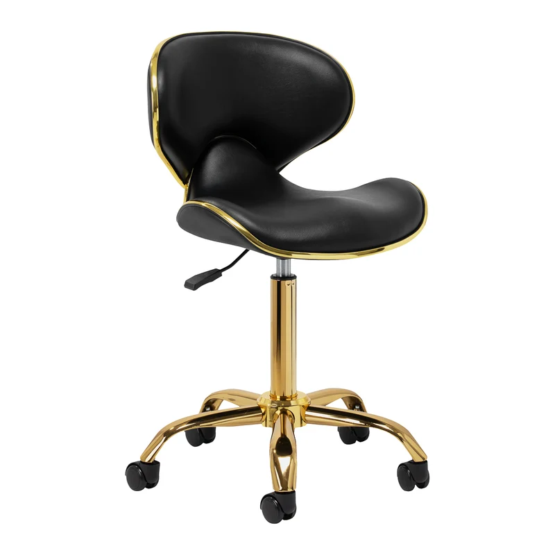 Sgabello con schienale Gabbiano Q-4599G (nero)