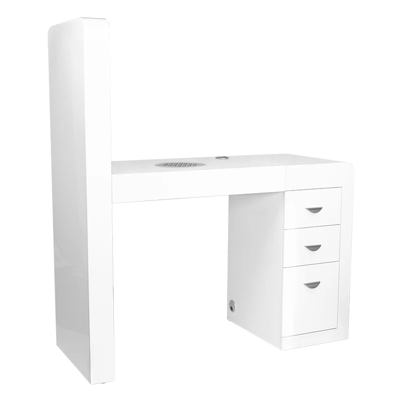 Tavolo manicure con espositore e aspiratore | Mod. DESK 310 (Cassettiera a Destra)