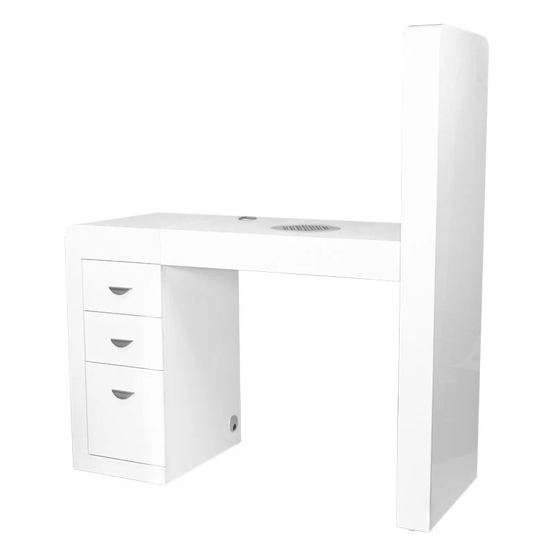 Tavolo manicure con espositore e aspiratore | Mod. DESK 310 (Cassettiera a Sinistra)