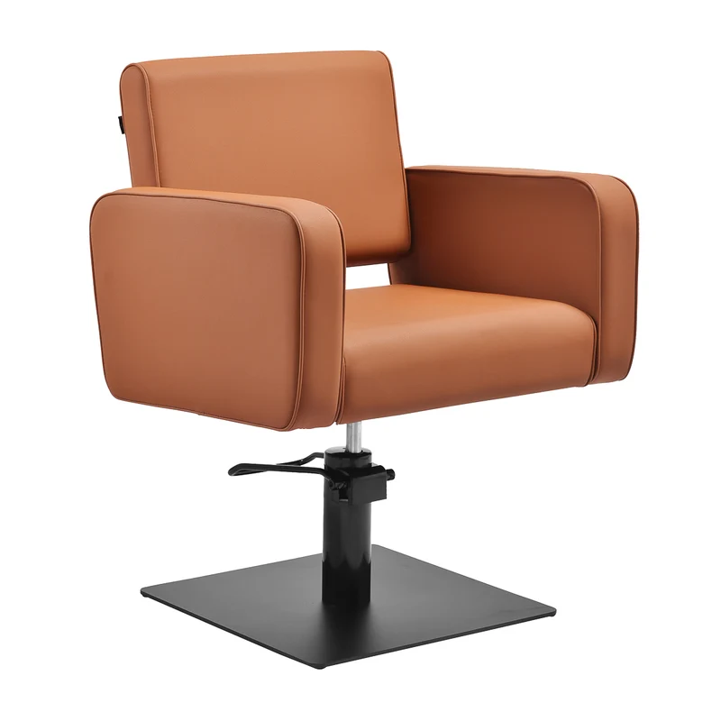 Poltrona da taglio per salone | Gabbiano BILBAO (nero/marrone)