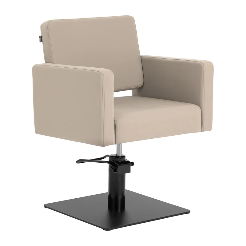 Poltrona per parrucchiere | VITORIA (nero/beige)