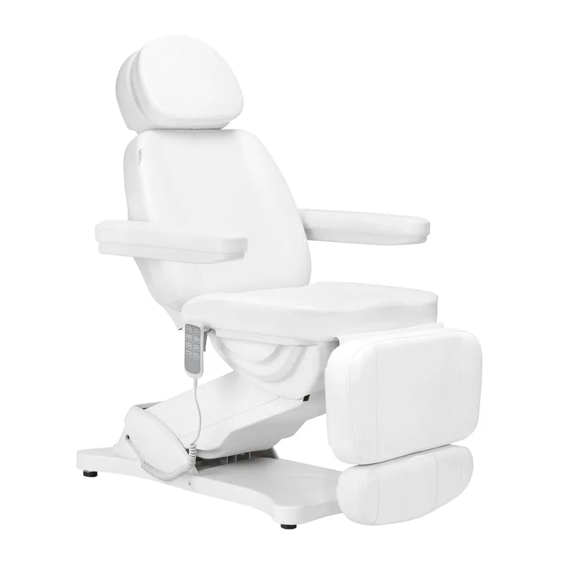 Poltrona elettrica per centro estetico - 4 motori | SILLON CLASSIC (bianco)