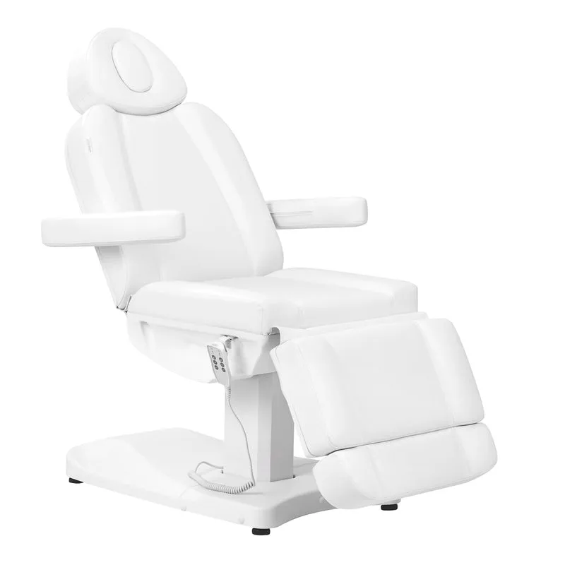 Poltrona elettrica per centro estetico - 3 motori | AZZURRO 803D (bianco)