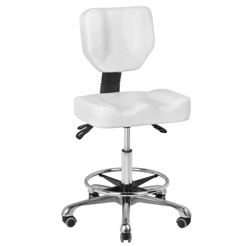Sgabello con seduta larga | cod. POL-4299 (bianco)