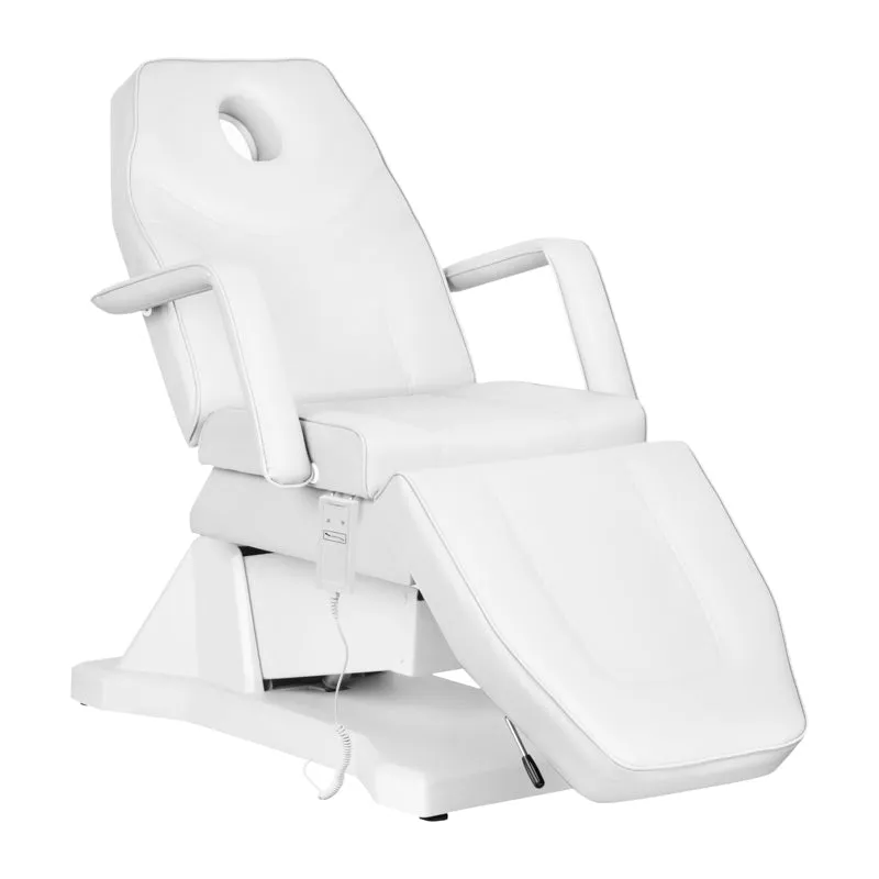 Poltrona per estetica elettrica - 1 motore | LIBRA (bianco)