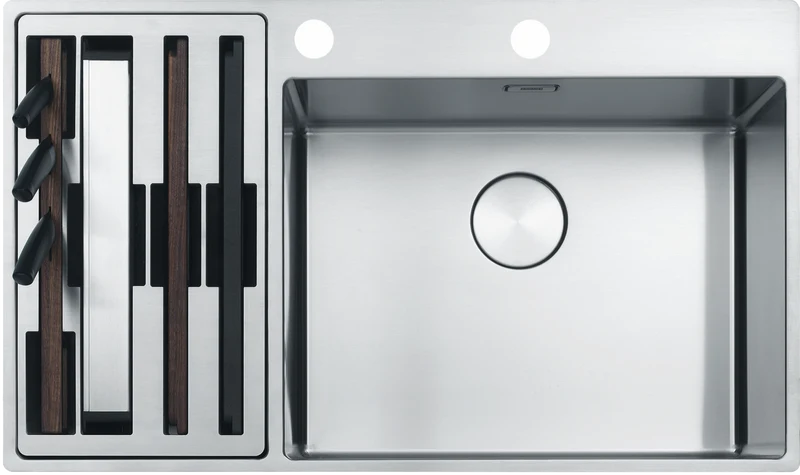 Franke Box Centre Dbl Bowl Sink HOF Kit