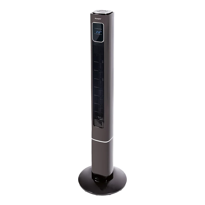 Ventilatore a Torre 50W Display Digitale 3 Potenze in PP e ABS Grigio