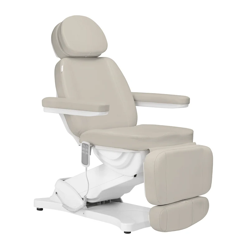 Poltrona elettrica per centro estetico - 3 motori | SILLON CLASSIC (sabbia)