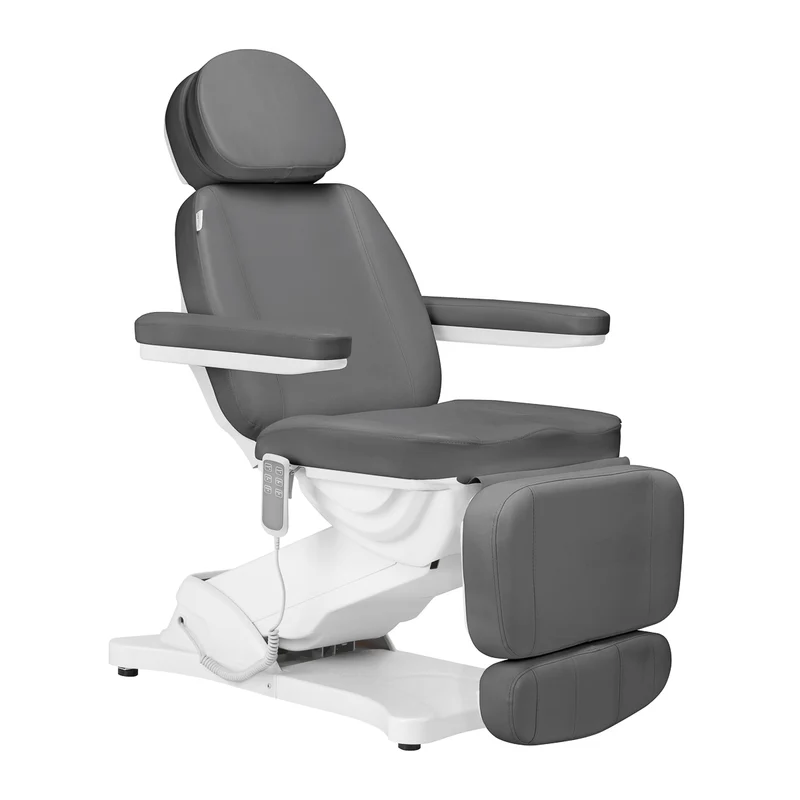 Poltrona elettrica per centro estetico - 3 motori | SILLON CLASSIC (grigio)