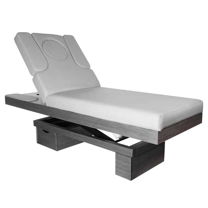 Lettino SPA elettrico riscaldato con retroilluminazione | AZZURRO 815b (grigio chiaro)