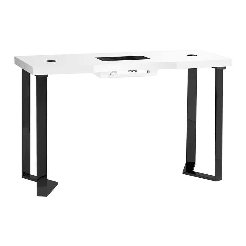 Tavolo per Manicure Momo 05-BL con Aspiratore Momo J02 (bianco/nero)