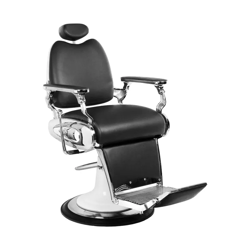 Poltrona barber shop vintage | Gabbiano MOTO STYLE (nero)
