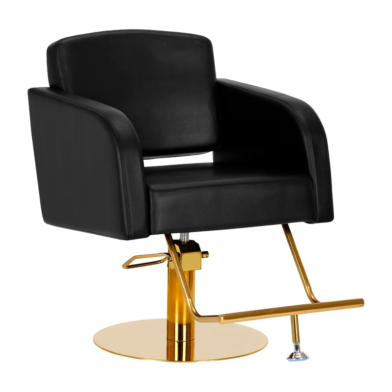 Poltrona per parrucchiere | Gabbiano TURYN (oro/nero)