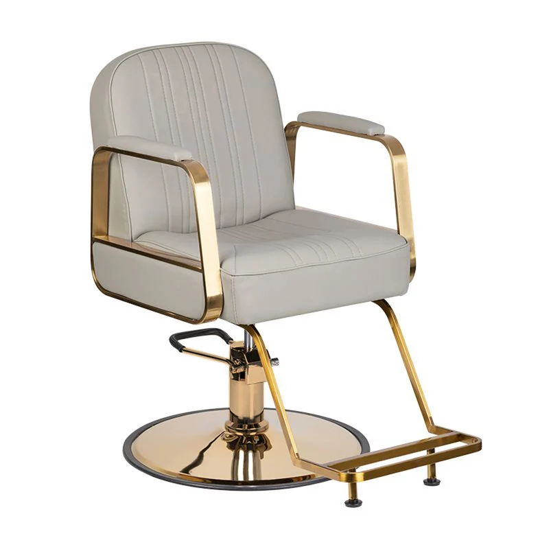 Poltrona per parrucchiera | Gabbiano ACRI (oro/beige)