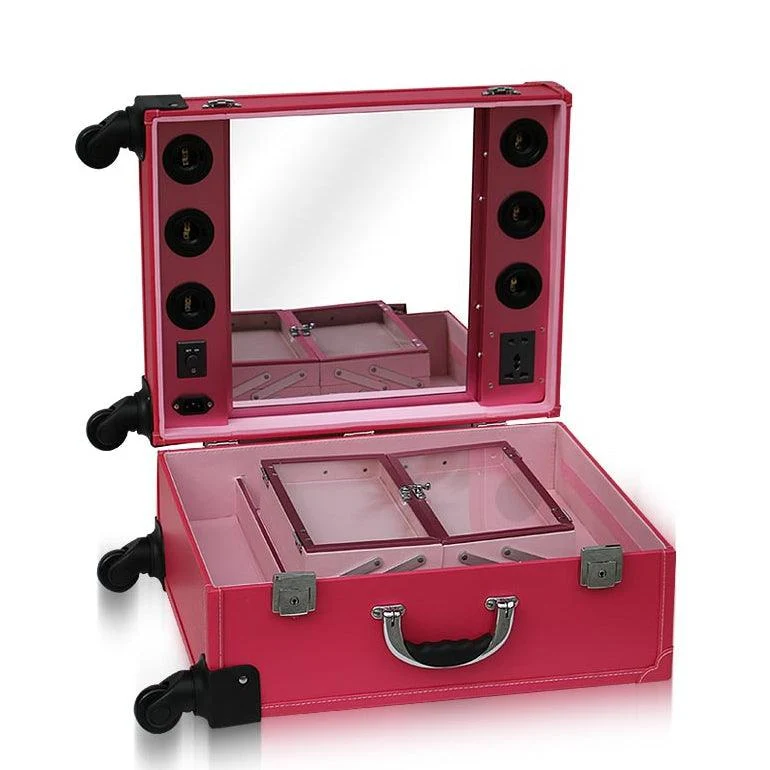 Beautycase trolley | VEGA (rosa)