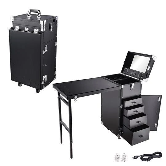 Beauty case trolley con tavolo | LOGIC